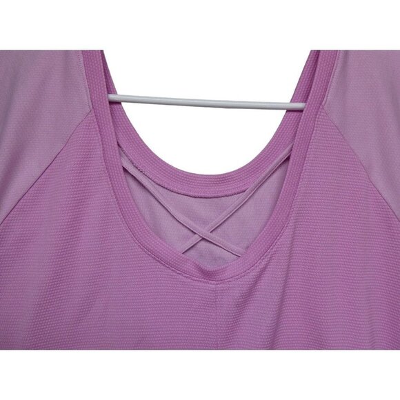 Champion Womens Short Sleeve Athletic Top Size L Pink Cropped Running - Picture 3 of 7